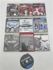 Sony PlayStation 3 PS3 Fat CECHL01 Gaming Console w/10 Games, Controller & Cords